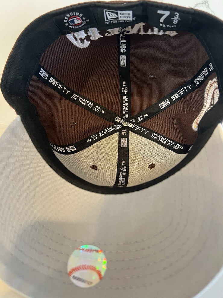 San Fransisco Giants 25th Anniversary Winged Logo New Era Fitted Hat
