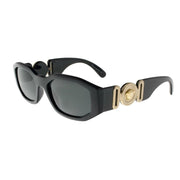 Black/grey 53MM Cat Eye Unisex Sunglasses by Versace
