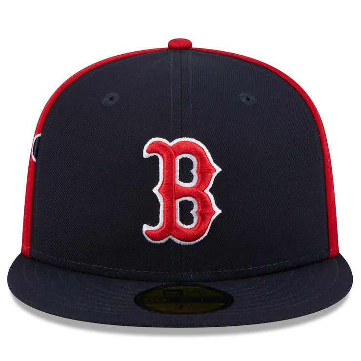 Boston Red Sox New Era Navy/Red Gameday Sideswipe 59FIFTY Fitted Hat