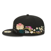BOSTON RED SOX 59FIFTY CHERRY BLOSSOM BLACK CAP