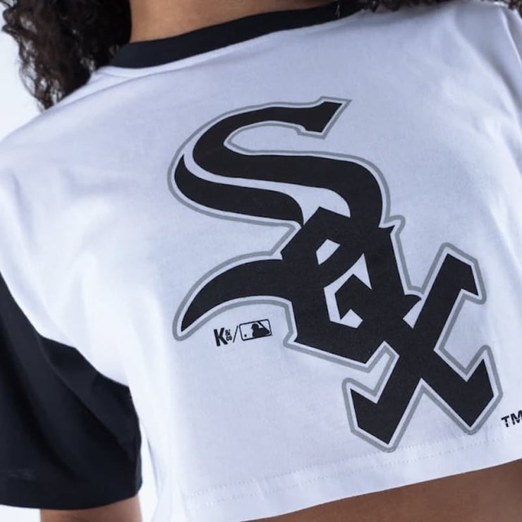 MLB Ladies White Sox Crop Top