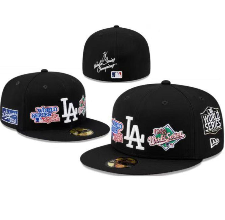 Los Angeles Dodgers 59FIFTY MLB World Series Black Cap