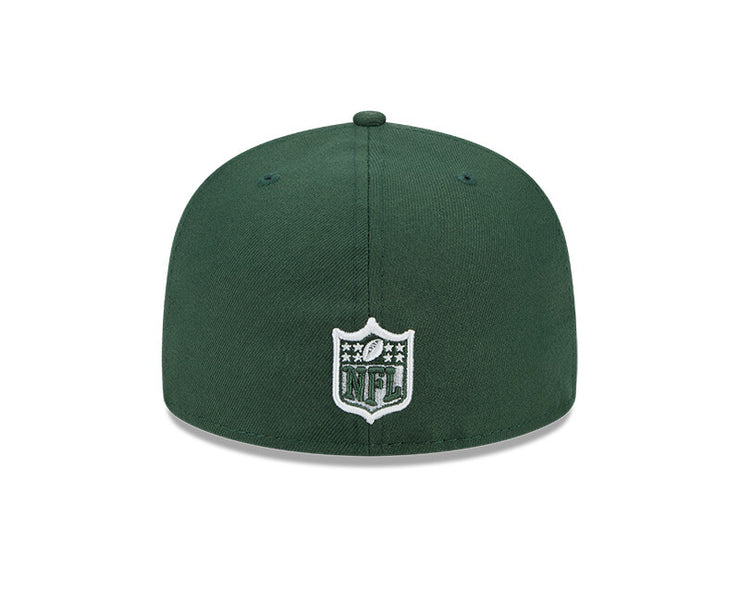 New Era Green Bay Packers 59FIFTY Green Fitted Hat Sidepatch 5950 Cap