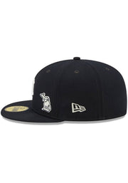 NEW ERA DETROIT TIGERS MENS NAVY BLUE IDENTITY 59FIFTY FITTED HAT