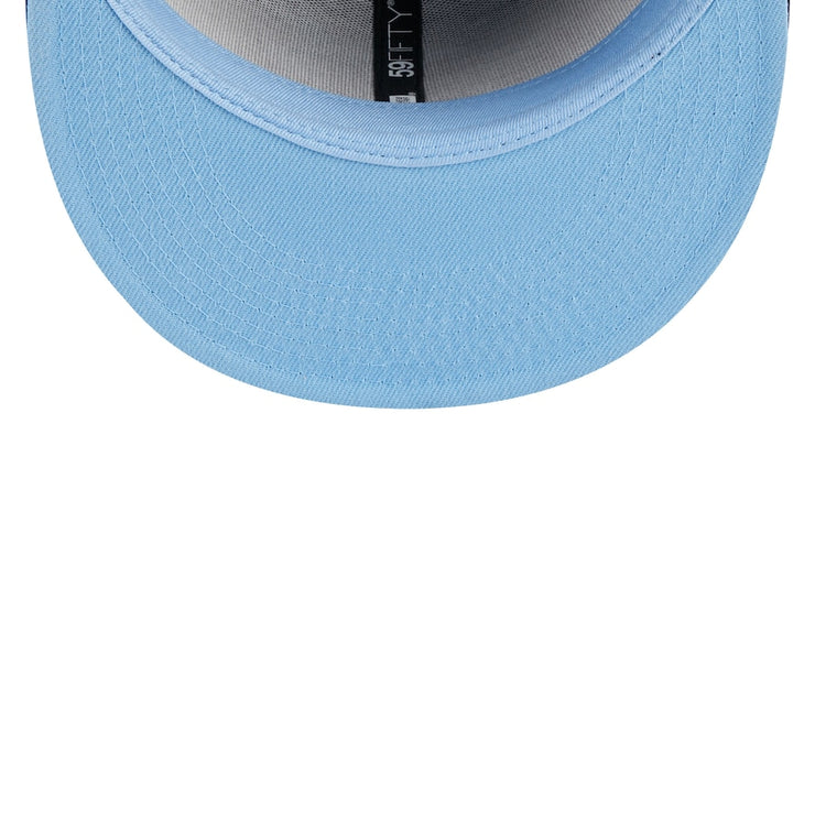 Philadelphia Phillies New Era Pastel Undervisor 59FIFTY Fitted Hat - Black