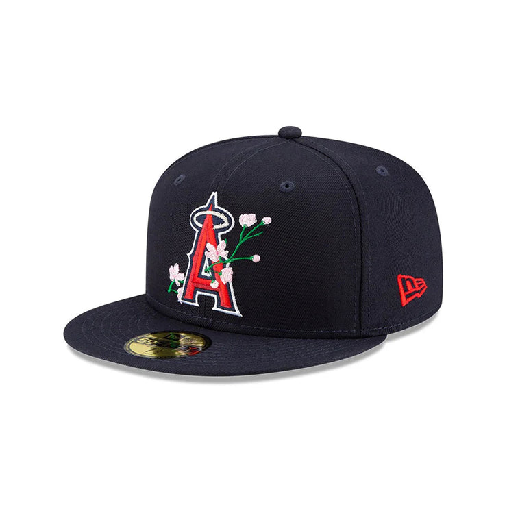 LA SIDE PATCH BLOOM NAVY 59FIFTY
