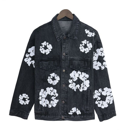 Denim Tears All Over Wreath Trucker Jacket &