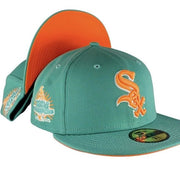 New Era Chicago White Sox 2005 WS Patch Exclusive 59FIFTY Fitted Hat (Mint Orange)