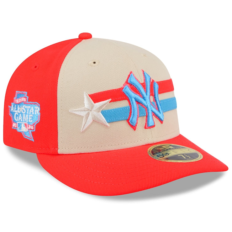 New York Yankees New Era Cream 2024 MLB All-Star Game Low Profile 59FIFTY Fitted Hat