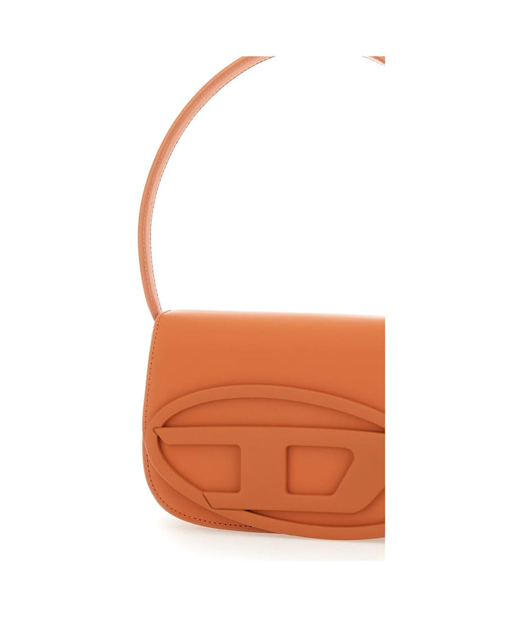 Diesel 1DR leather shoulder bag “Orange”