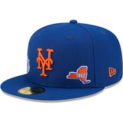 New York Mets New Era Identity 59FIFTY Fitted Hat - Royal