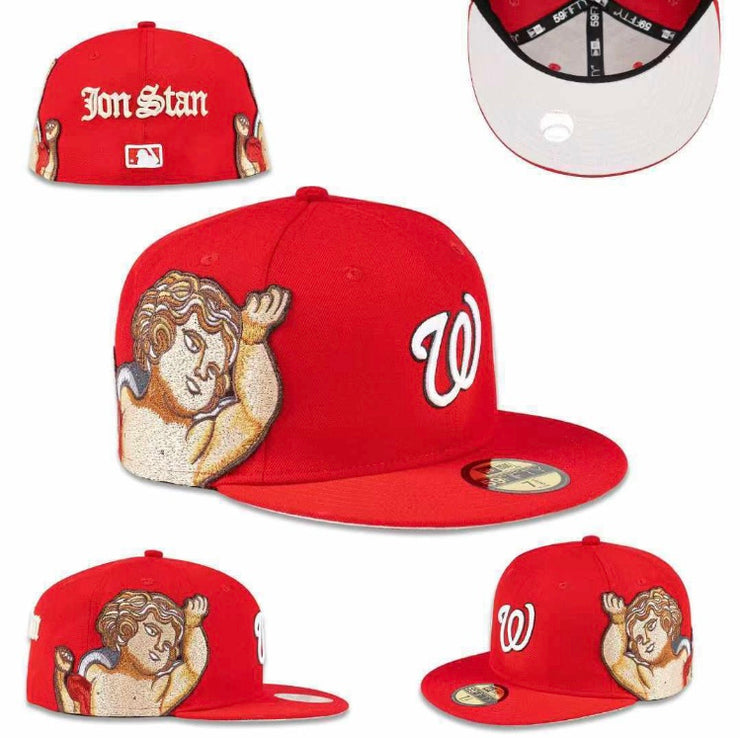 MLB New Era Red Washington x Jon Stan Fitted Cap