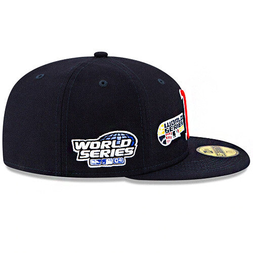 New Era Boston Redsox Fitted Hat MLB Classic World Series Patch