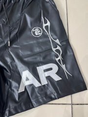 HELLSTAR Leather Shorts “Black”