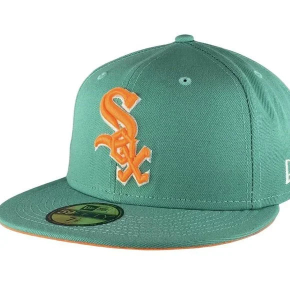 New Era Chicago White Sox 2005 WS Patch Exclusive 59FIFTY Fitted Hat (Mint Orange)