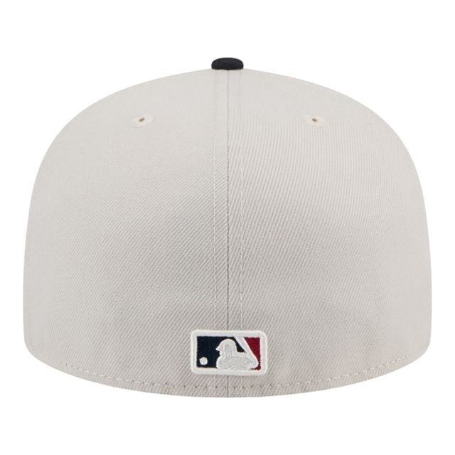 New York Yankees Khaki and Navy Fourth of July 2024 New Era 59FIFTY Fitted Hat
