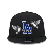 BLACK NEW YORK YANKEES GREEN BOTTOM PEACE NEW ERA 9FIFTY SNAPBACK