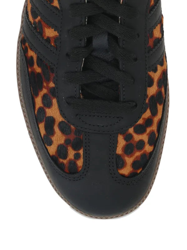 Adidas Samba OG leopard-print