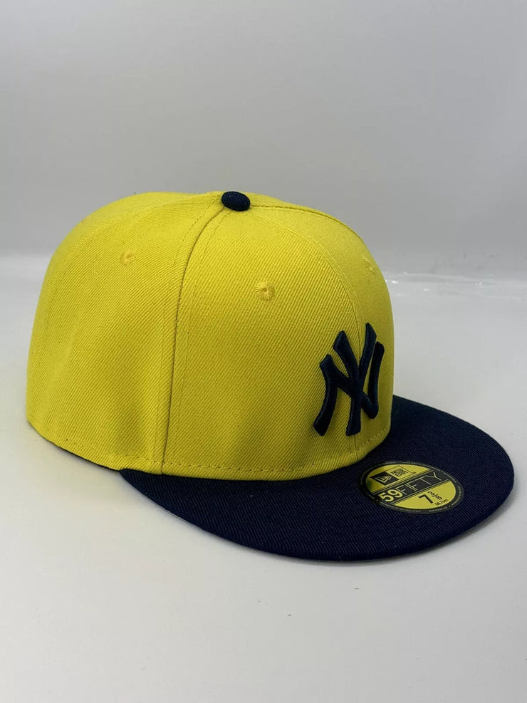 YANKEES MLB NEW ERA FITTED 59FIFTY HAT -YELLOW