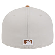 New York Mets New Era Two-Tone Color Pack 59FIFTY Fitted Hat - Khaki/Brown