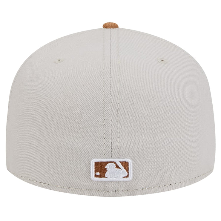 New York Mets New Era Two-Tone Color Pack 59FIFTY Fitted Hat - Khaki/Brown