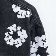 Denim Tears All Over Wreath Trucker Jacket 'Light Wash'