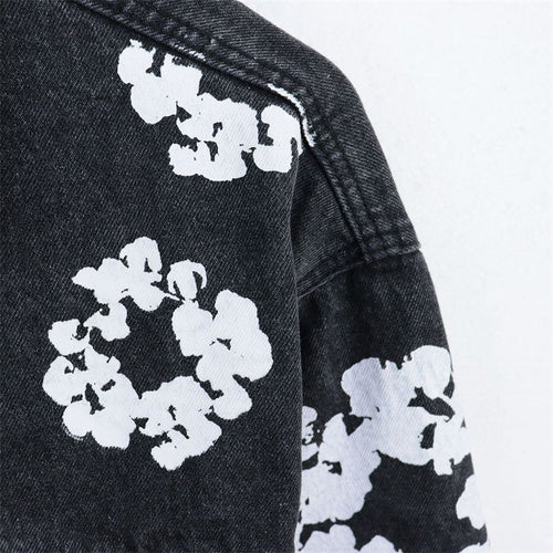 Denim Tears All Over Wreath Trucker Jacket &