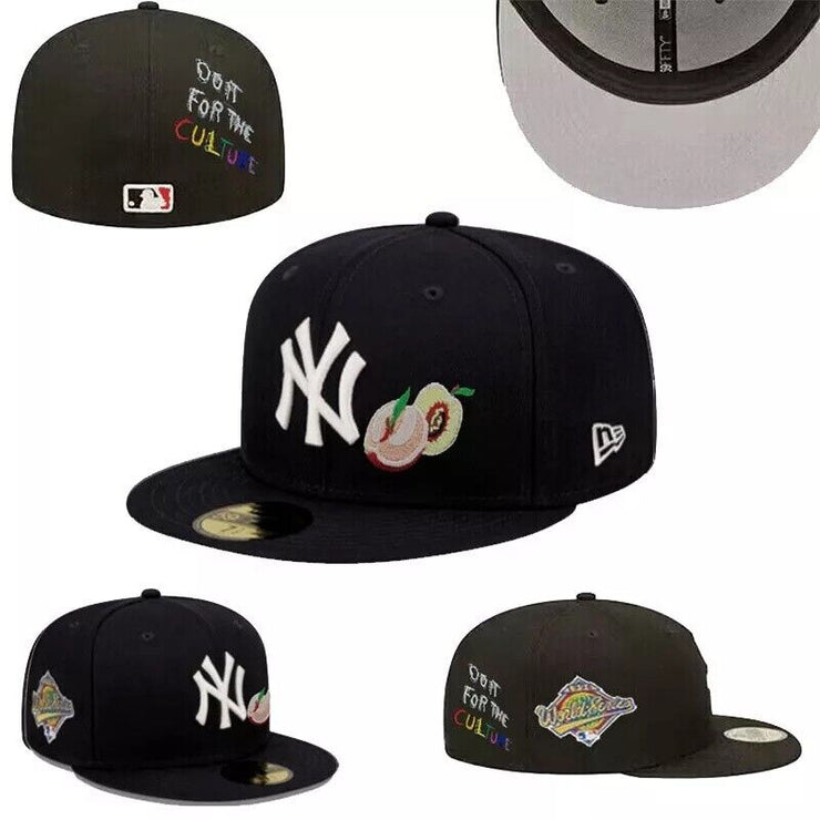 NEW YORK FLAT FITTED YANKEE CAP