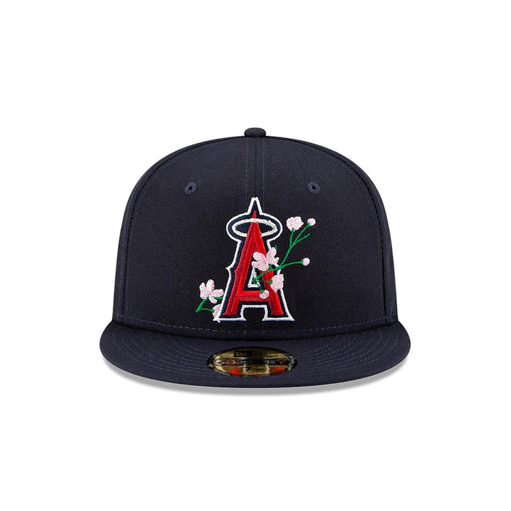 LA SIDE PATCH BLOOM NAVY 59FIFTY