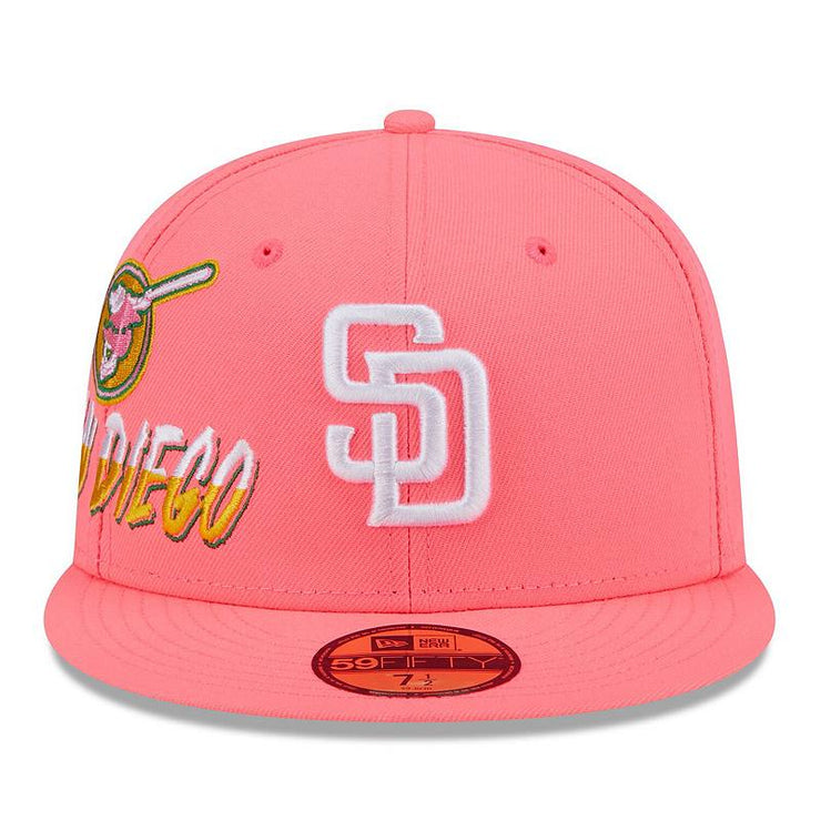 New Era Pink San Diego Padres City Connect Icon 59FIFTY Fitted Cap