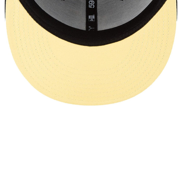 PITTSBURGH PIRATES MLB SIDE PATCH BLOOM BLACK 59FIFTY FITTED CAP