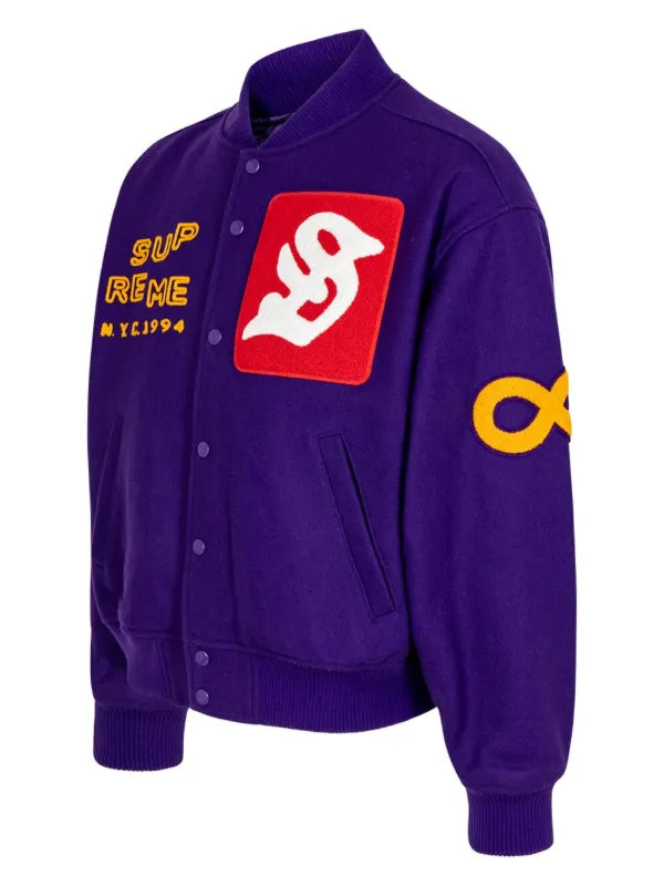Supreme
Tourist "Purple" varsity jacket