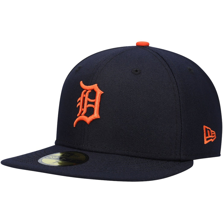 Detroit Tigers New Era Navy On-Field Road 59FIFTY Fitted Hat