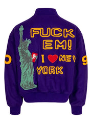 Supreme
Tourist "Purple" varsity jacket
