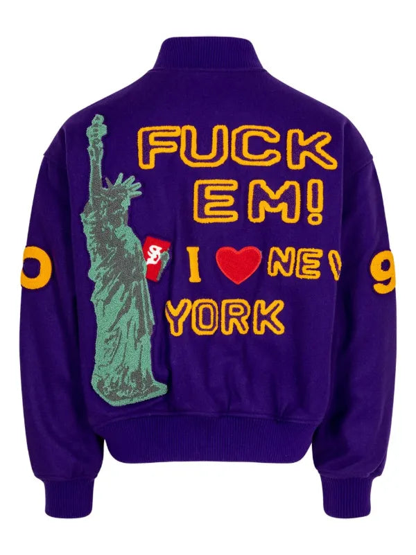Supreme
Tourist "Purple" varsity jacket