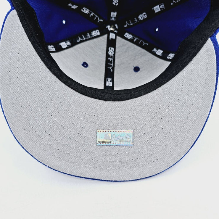 New Era 59Fifty Hat MLB New York Nets Mens Royal Blue On Field Fitted Cap
