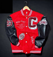 Blue Dept Varsity Jacket