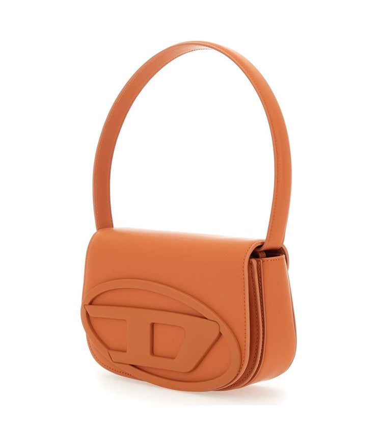 Diesel 1DR leather shoulder bag “Orange”