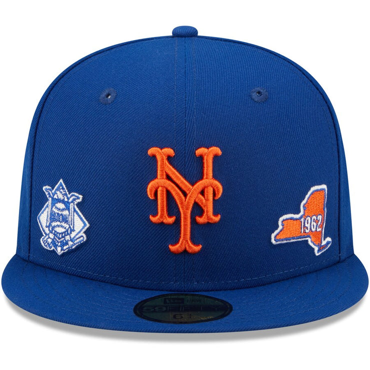 New York Mets New Era Identity 59FIFTY Fitted Hat - Royal
