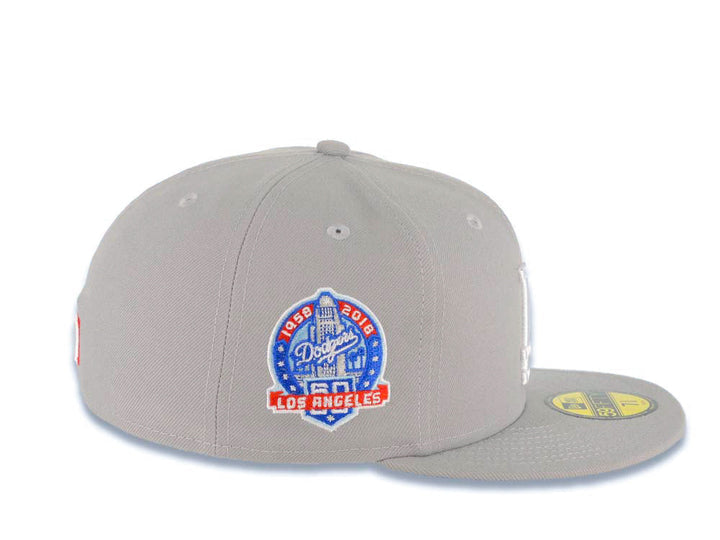 Los Angeles Dodgers New Era MLB 59FIFTY 5950 Fitted Cap Hat Gray