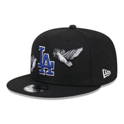 BLACK NEW YORK YANKEES GREEN BOTTOM PEACE NEW ERA 9FIFTY SNAPBACK