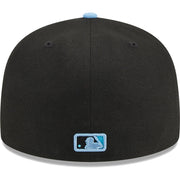 Philadelphia Phillies New Era Pastel Undervisor 59FIFTY Fitted Hat - Black