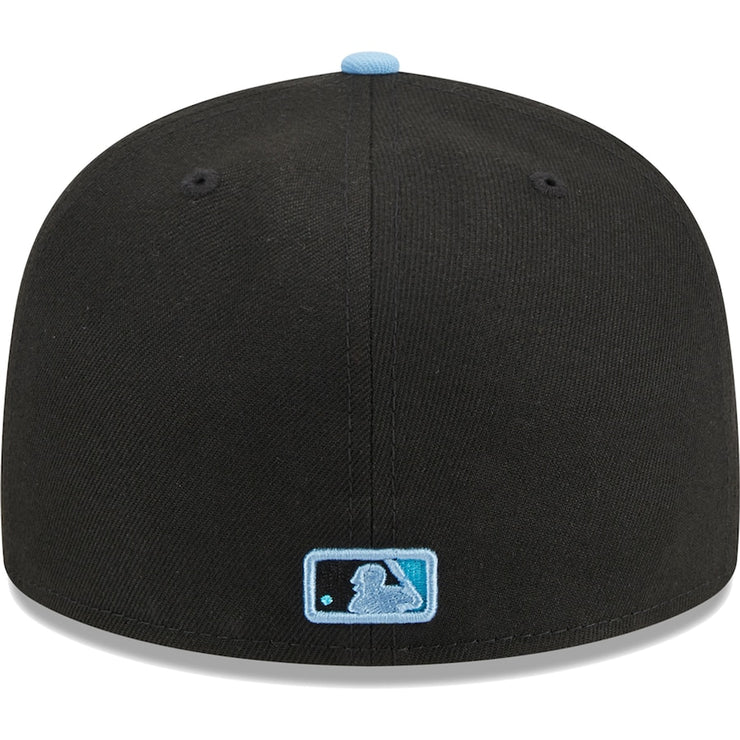 Philadelphia Phillies New Era Pastel Undervisor 59FIFTY Fitted Hat - Black