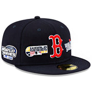 New Era Boston Redsox Fitted Hat MLB Classic World Series Patch