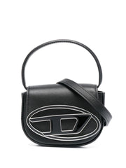 Diesel 1DR leather shoulder bag “Black”
