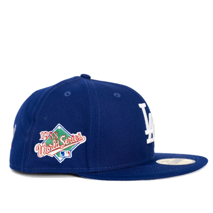 MLB LOS ANGELES DODGER BLUE CLASSIC TEAM HEART FITTED 59FIFTY CAP