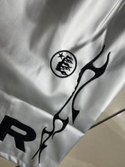 HELLSTAR Leather Shorts “Grey”