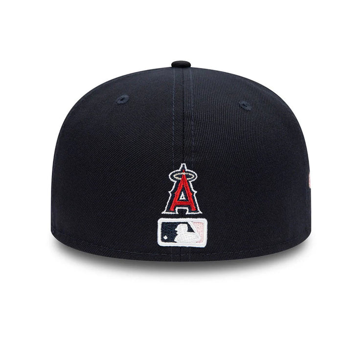 LA SIDE PATCH BLOOM NAVY 59FIFTY