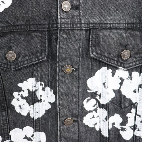 Denim Tears All Over Wreath Trucker Jacket &