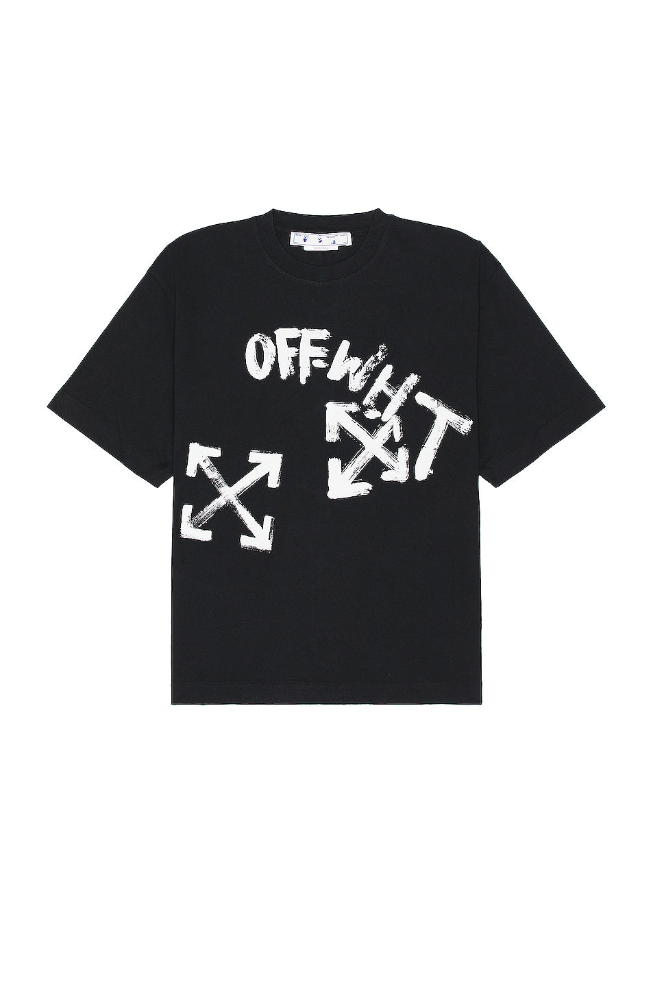 Off Script Jacekt Merch OFF-WHITE Paint Script Over Skate Short Sleeve T-Shirt – Hovar.